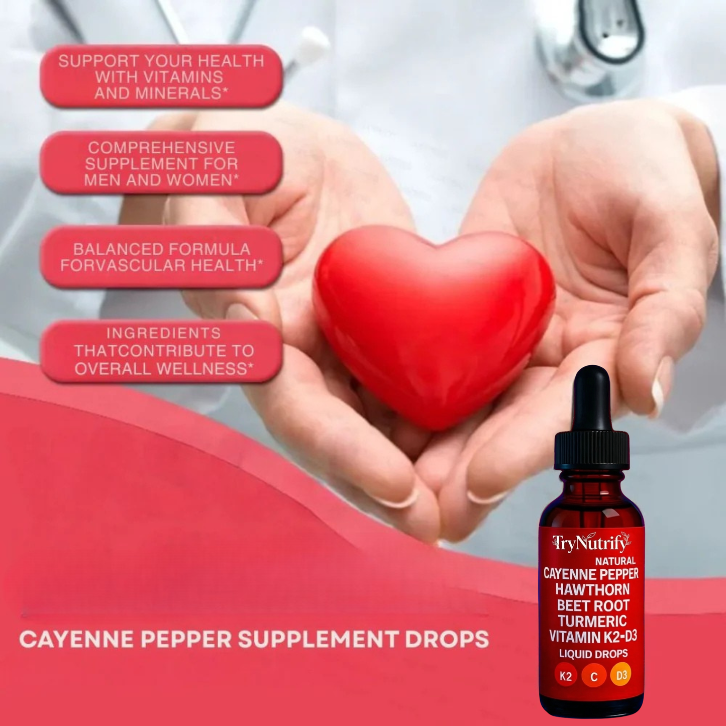 Cayenne Liquid Drops - Ranked #1 Metabolic Reset Formula