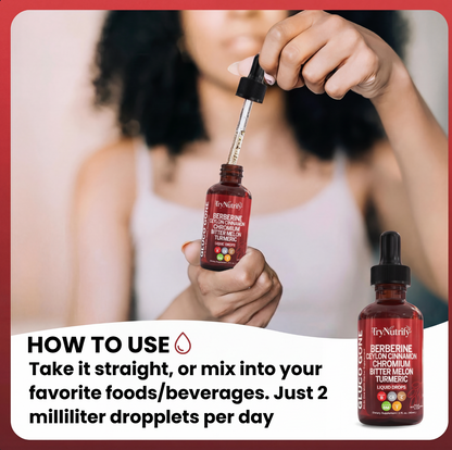 TryNutrify™ Berberine + Ceylon Cinnamon Regulator Drops (60mL)