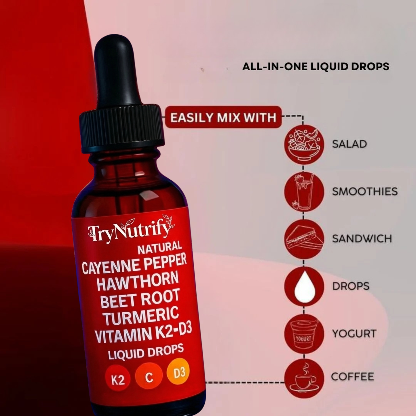 Cayenne Liquid Drops - Ranked #1 Metabolic Reset Formula
